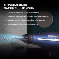 Фен H-HDI0758 2400Вт синий