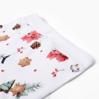 Пижама детская MINAKU "Winter", цвет белый, рост 80-86 см