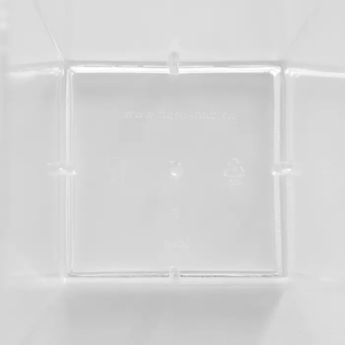 Форма пластиковая одноразовая для фуршета &laquo;Квадрат&raquo;, 60 мл, прозрачная
