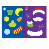 Набор аппликаций &laquo;Весело встретим Новый год&raquo;, 6 шт. по 20 стр.