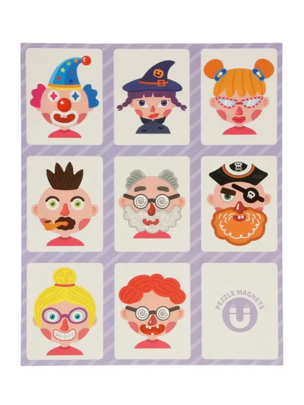 Магнитный набор "Лица"