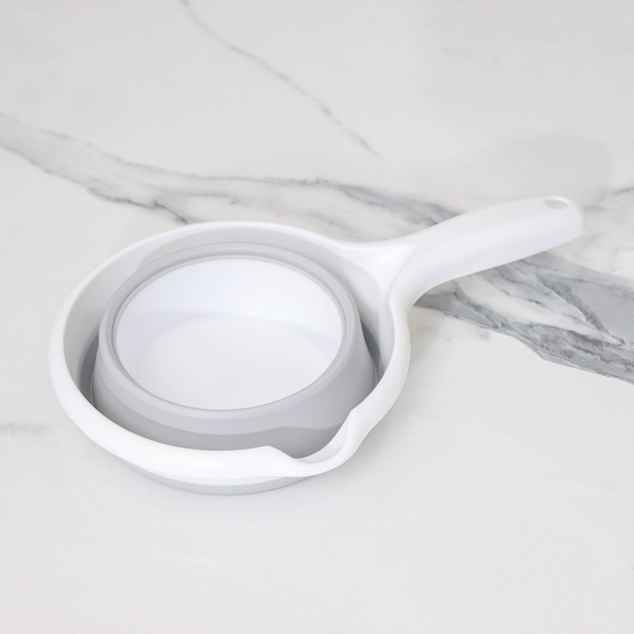 Ковш складной &laquo;Флекс&raquo;, 1 л, 27&times;16,5&times;11 см, цвет смоки