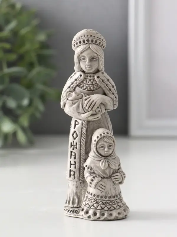 Фигура славянская богиня &laquo;Рожана&raquo; 11.5&times;4&times;4 см, серая
