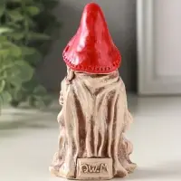 Фигурка гипс &laquo;Гном с мешком монет&raquo;, 11&times;6 см, роспись, слоновая кость