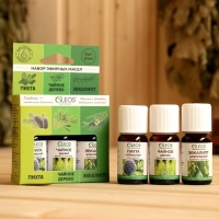 Набор 100% натуральных эфирных масел "Пихта, чайное дерево, эвкалипт"