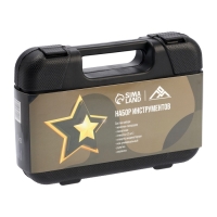 Набор инструментов в кейсе ЛОМ "23 ФЕВРАЛЯ", в подарочной упаковке, 8 предметов