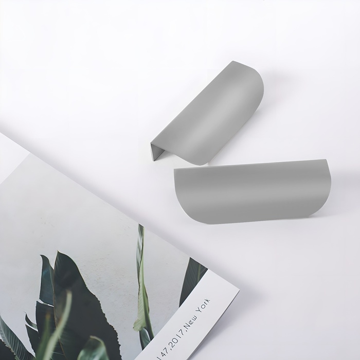 Ручка CAPPIO, м/о 96 мм, цвет матовый серый, 4 шт.