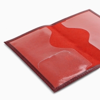 Обложка для паспорта, цвет бордовый