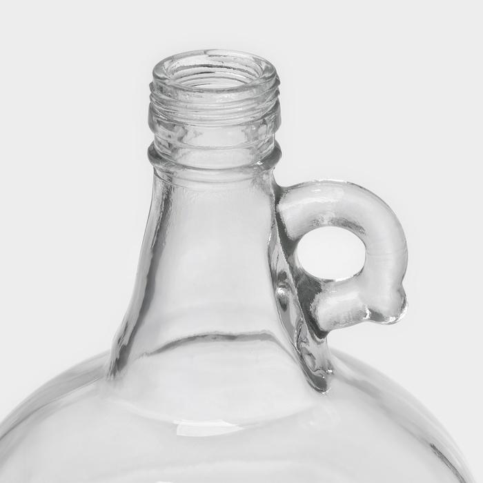 Бутылка стеклянная с ручкой &laquo;Верона&raquo;, 2,92 л