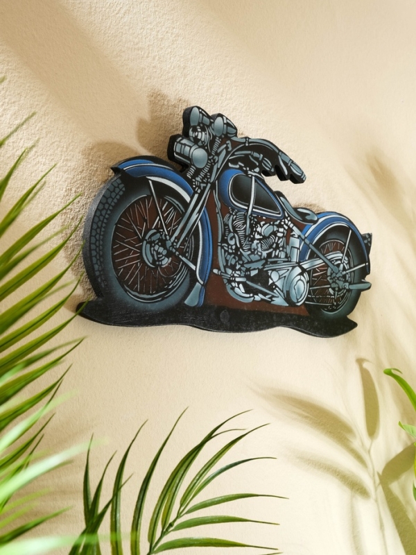 Панно Панно "Чоппер" дерево 30х16 см, синий