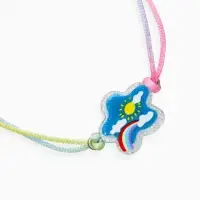 Браслет детский набор 3 шт. "Выбражулька" альпака, силиконовый, разноцветный