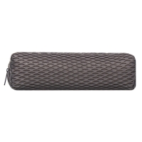 Пенал школьный на молнии Calligrata "Сетка", серый Пенал школьный на молнии Calligrata "Сетка", серый