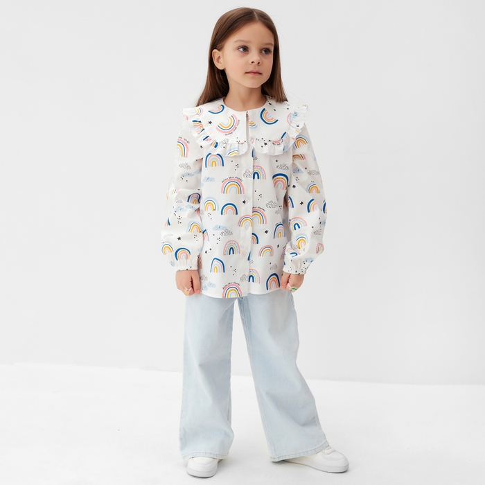 Рубашка детская KAFTAN "Радуга", р. 38 (146-152)