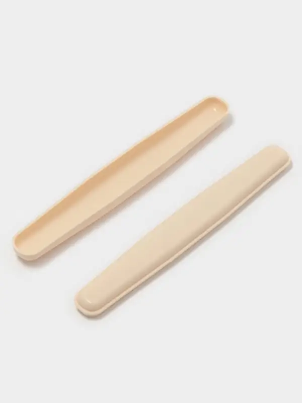 Футляр для зубной щётки, 21 см, молочный