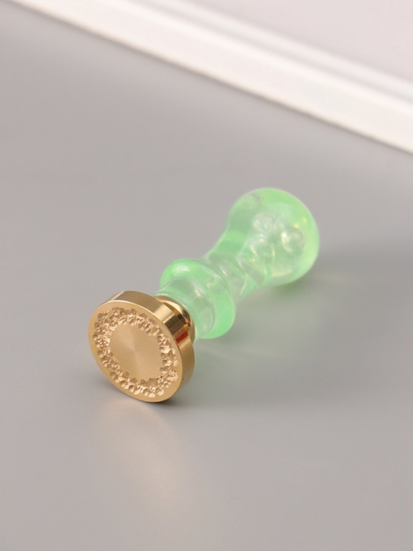 Сургучный набор "Растительный венок" печать, ручка, сургуч 12,5х10х3,6 см