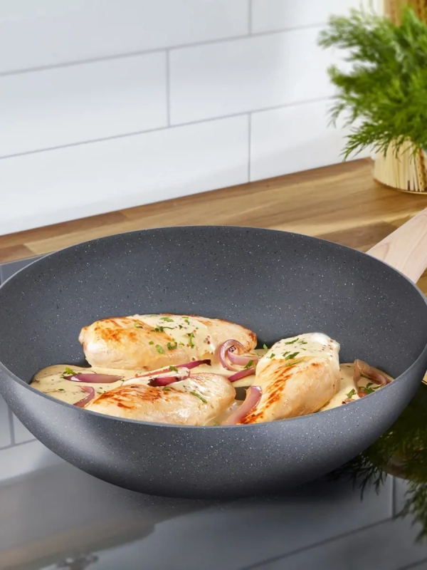 Сковорода вок Natural Force 28 см с антипригарным покрытием