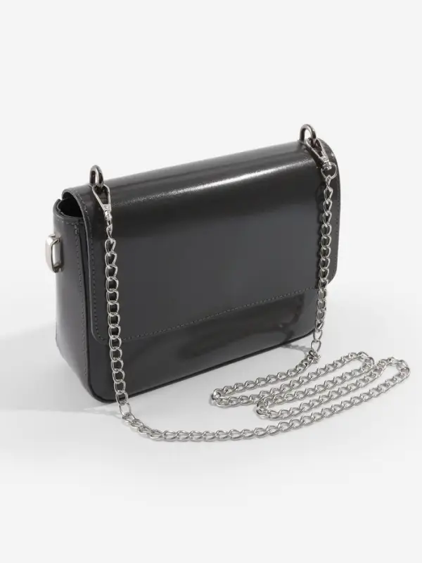 Крепления для ручек для сумки 2шт 1,8*1,5*0,5см 4 винта металл чёрный никель АУ