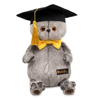 Мягкая игрушка "Басик в академической шапочке", 25 см Ks25-287