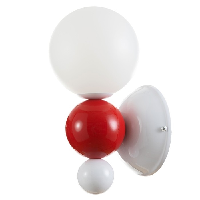 Светильник Светильник "Луиджи" LED 7Вт 3000-6000К бело-красный 12х25 см