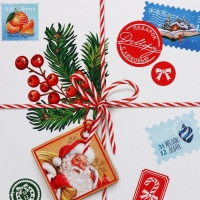Коробка подарочная &laquo;Новогодняя почта&raquo;, 16 х 16 х 9 см, Новый год