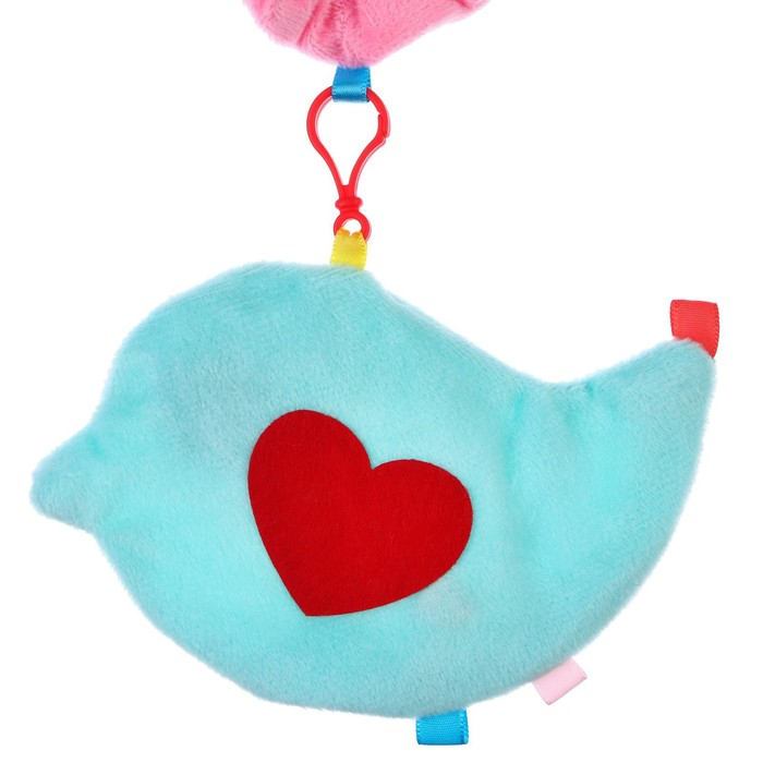 Растяжка - погремушка мягкая на кроватку/коляску &laquo;Малышка&raquo;, Крошка Я