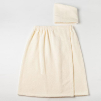 Набор для сауны «Экономь и Я» парео 68х150 см+чалма, цвет молочный, 340 г/м2 Набор для сауны «Экономь и Я» парео 68х150 см+чалма, цвет молочный, 340 г/м2