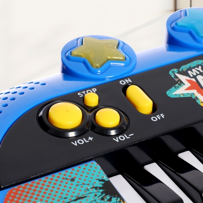 Синтезатор напольный &laquo;Музыкальный мир&raquo;, световые, звуковые эффекты, с микрофоном