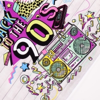 Фотофон винил "Назад в 90-е" 120х80 см Фотофон винил "Назад в 90-е" 120х80 см