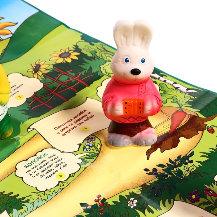 Набор резиновых игрушек &laquo;Колобок&raquo;, 7 шт.