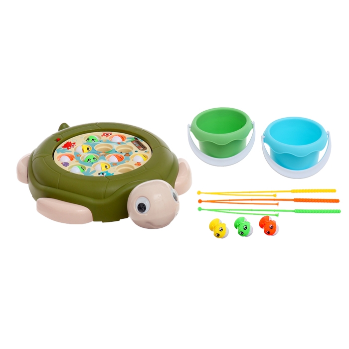 Рыбалка &laquo;Путешествие черепашки&raquo;, 12 рыбок, цвета МИКС