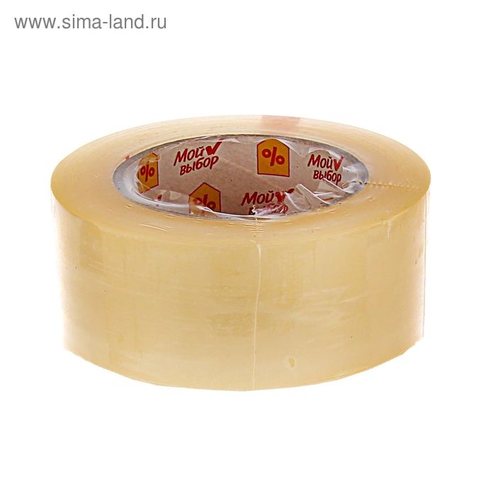 Клейкая лента Клейкая лента "Мой выбор", прозрачная, 48 мм х 132 м, 50 мкм