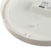 Светильник светодиодный Ecola, 18Вт, 4200К, 220В, IP65, 150х38мм, круглый, накладной, белый Светильник светодиодный Ecola, 18Вт, 4200К, 220В, IP65, 150х38мм, круглый, накладной, белый