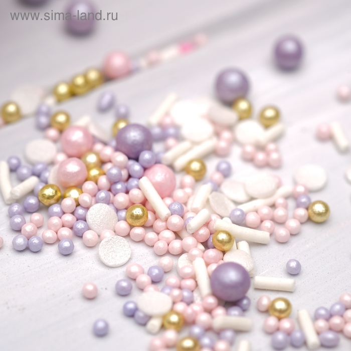 Посыпка кондитерская MIXIE &laquo;Влюблённая фиалка&raquo;, 50 г