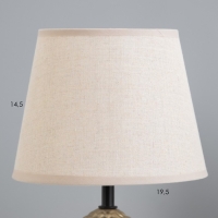 Настольная лампа "Мухамера" Е27 40Вт золото 19х19х37см RISALUX Настольная лампа "Мухамера" Е27 40Вт золото 19х19х37см RISALUX