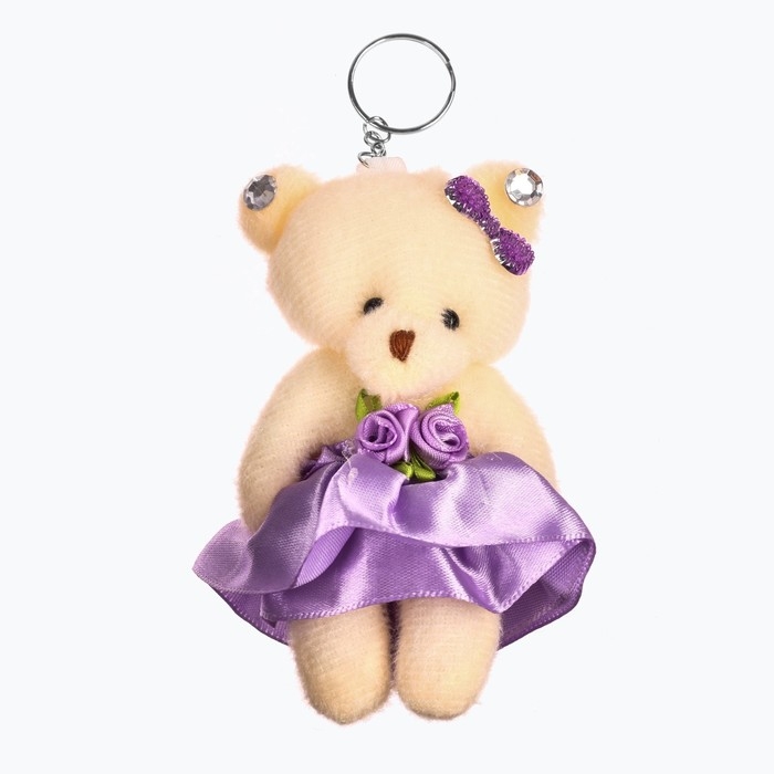 Подвеска &laquo;Мишка в юбке с розой&raquo;, цвет МИКС