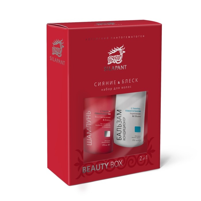 Набор для волос Сияние & Блеск шампунь 250 мл + бальзам-кондиционер 250 мл Набор для волос Сияние & Блеск шампунь 250 мл + бальзам-кондиционер 250 мл