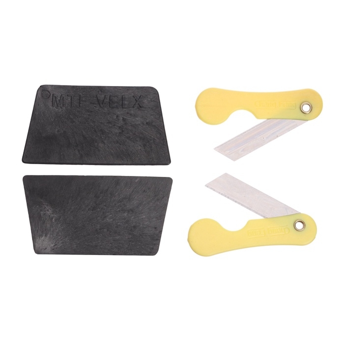 Набор для установки тонировочной пленки Набор для установки тонировочной пленки "ГЛАВДОР", 2 ножа, 2 шпателя