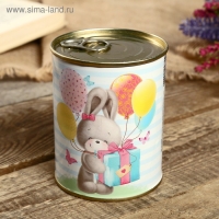 Носки в банке "Самой милой и любимой доченьке" (детские, цвет белый)