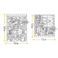 Конструктор «Новогодние истории», 453 детали, с гирляндой Конструктор «Новогодние истории», 453 детали, с гирляндой