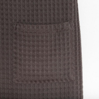 Килт вафельный банный Этель &laquo;Boho&raquo; 75х145 см, цвет светло-серый, 100% хлопок, 290 г/м2