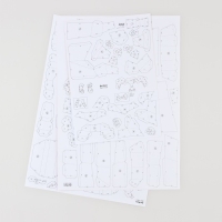 Новогодний набор для создания полигональной фигуры &laquo;Новый год: Дед Мороз&raquo;