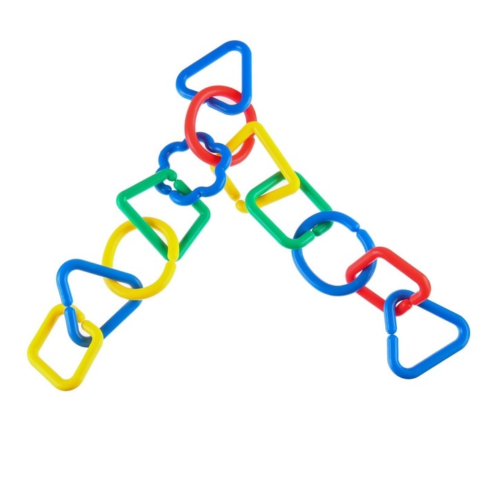 Развивающая игрушка &laquo;Цепочка&raquo;, 12 элементов, Крошка Я