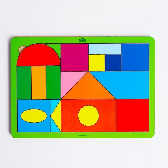 Головоломка с книгой &laquo;Изучаем формы&raquo;