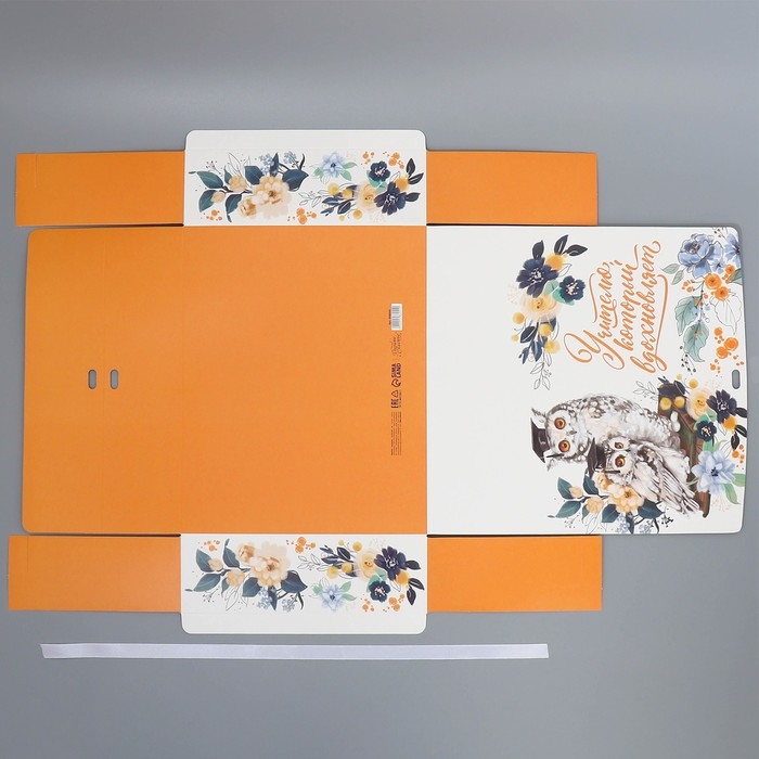 Коробка подарочная, упаковка, &laquo;Учителю, который вдохновляет&raquo;, 31 х 24.5 х 8 см