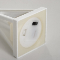 Ночник "Пирамидка" LED 1Вт 3хLR1103 белый 4,5х8х12,5см RISALUX Ночник "Пирамидка" LED 1Вт 3хLR1103 белый 4,5х8х12,5см RISALUX