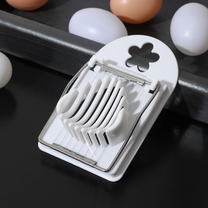 Яйцерезка Доляна &laquo;Комфорт&raquo;, 14&times;8 см, цвет МИКС