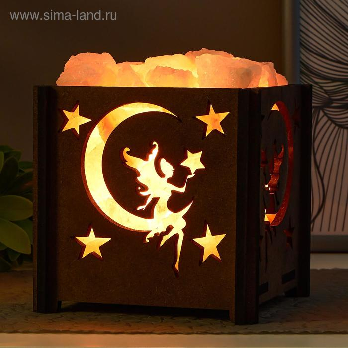 Соляной светильник Соляной светильник "Корзина Б Фея" E14 15Вт 1,8кг диммер 14х14х18 см