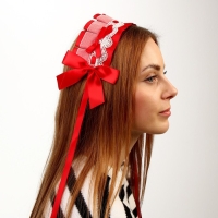 Карнавальная повязка &laquo;Лолита&raquo;, цвет красный