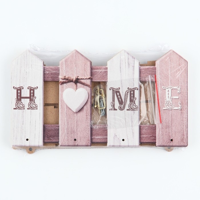 Ключница настенная HOME, 22,7 х 12,2 см.