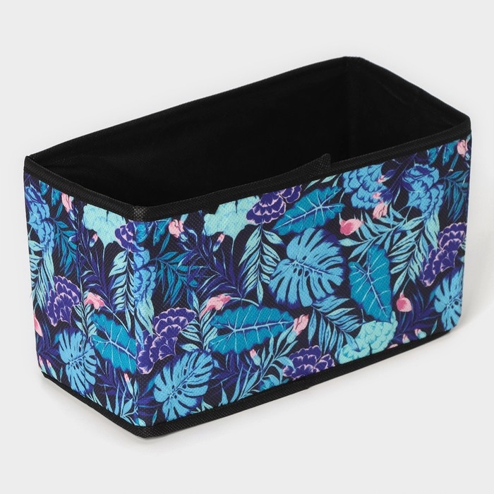 Органайзер для мелочей Доляна &laquo;Тропики&raquo;, 3 кармана, 25&times;12&times;15 см, цвет синий